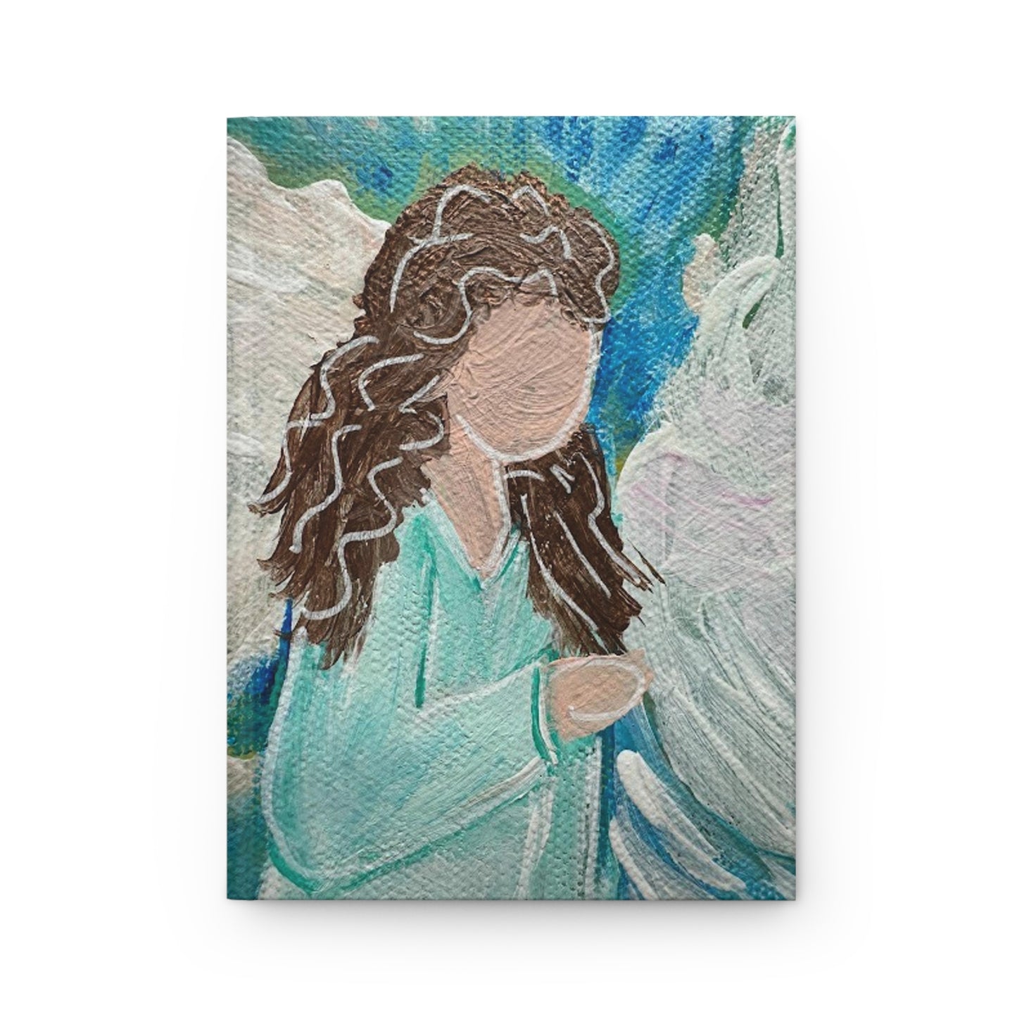 Angel Hardcover Journal: Brown