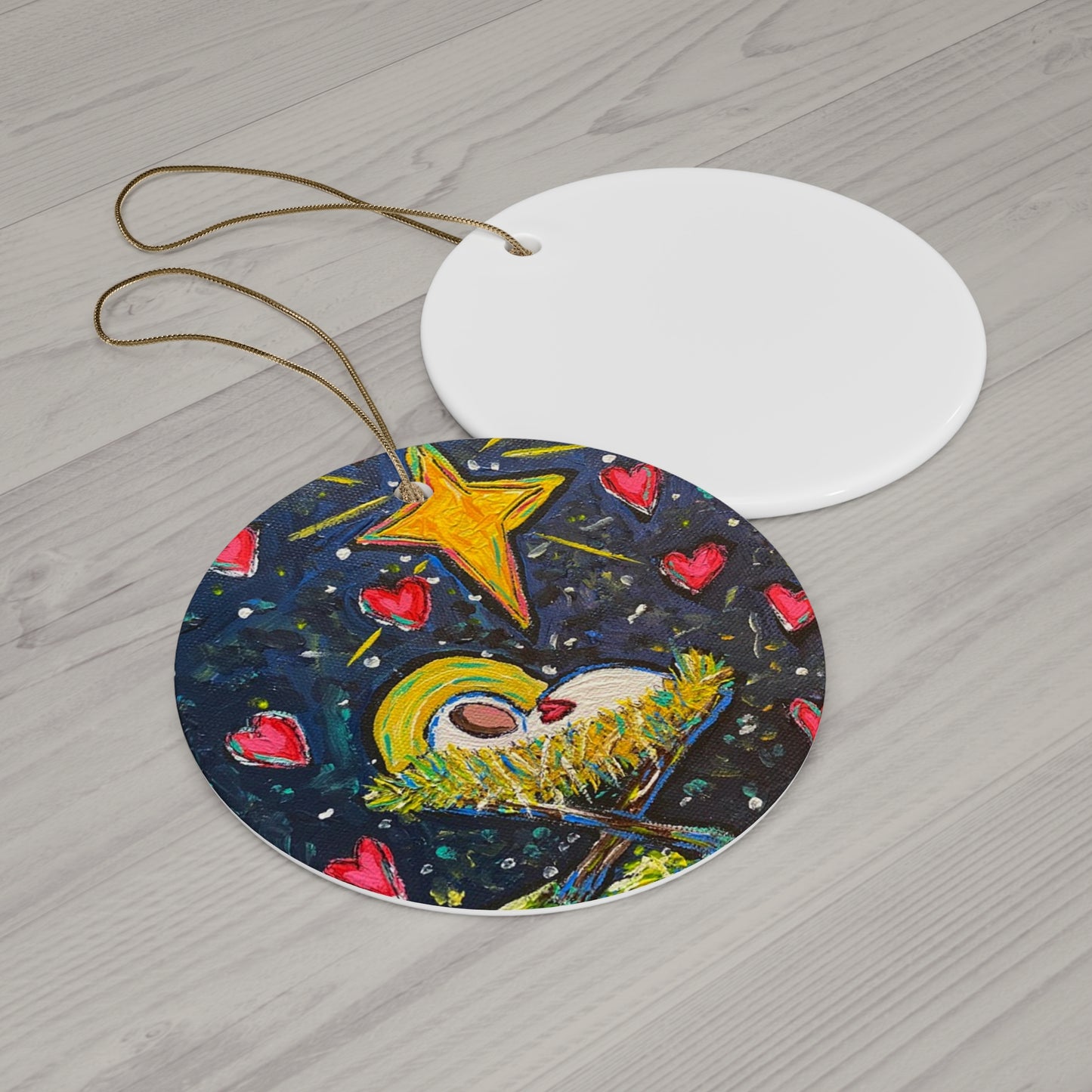 Ceramic Christmas Ornament - Baby Jesus