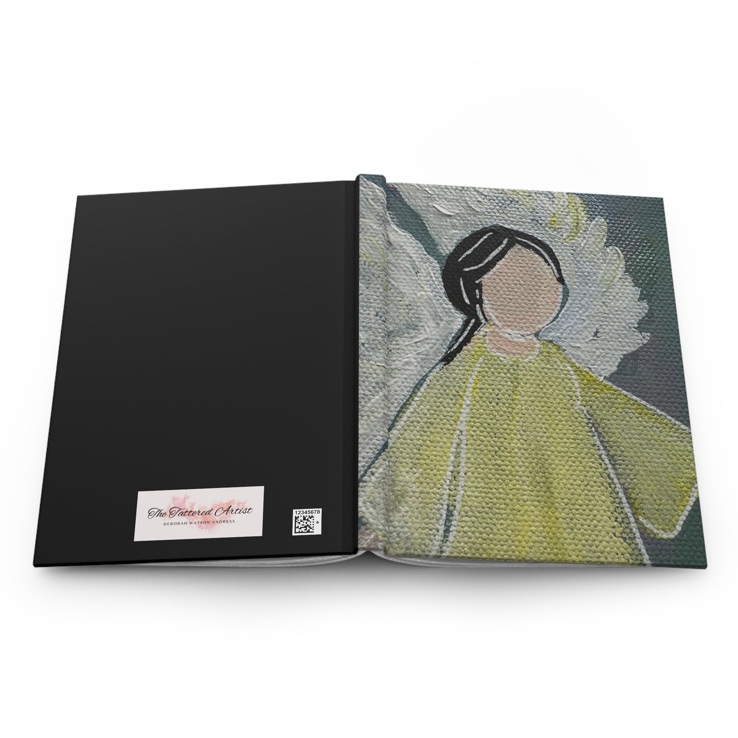 Angel Hardcover Journal: Black