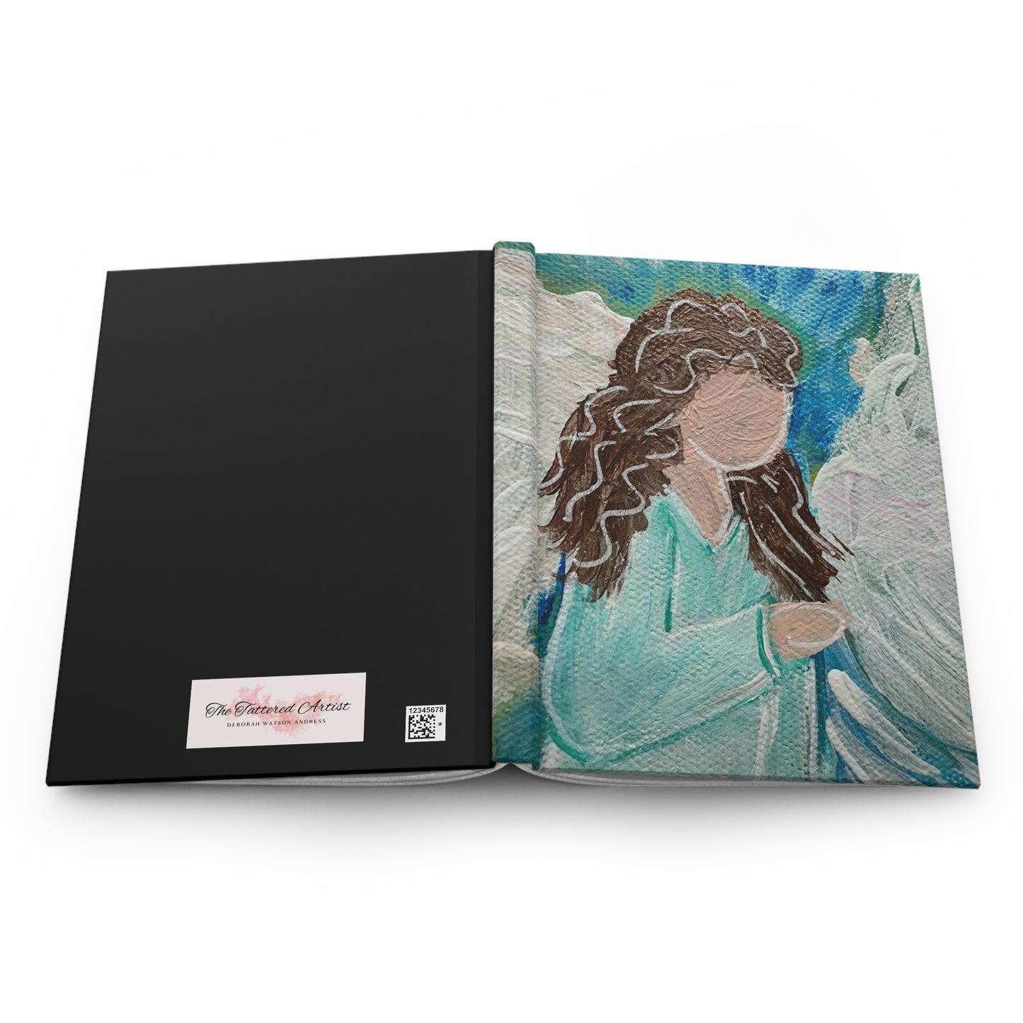 Angel Hardcover Journal: Brown