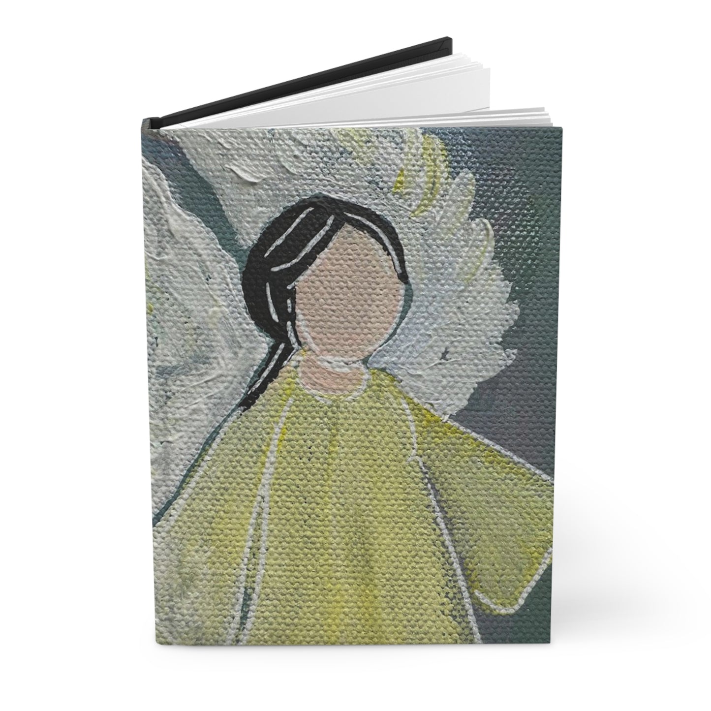 Angel Hardcover Journal: Black