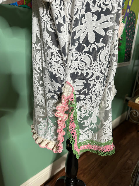 'Hattie' Upcycled Lace Coverup