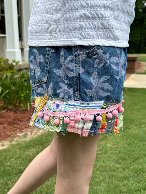 'Haylee' Denim Short Shorts
