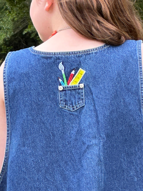 'Jessica' ABC Denim Vest