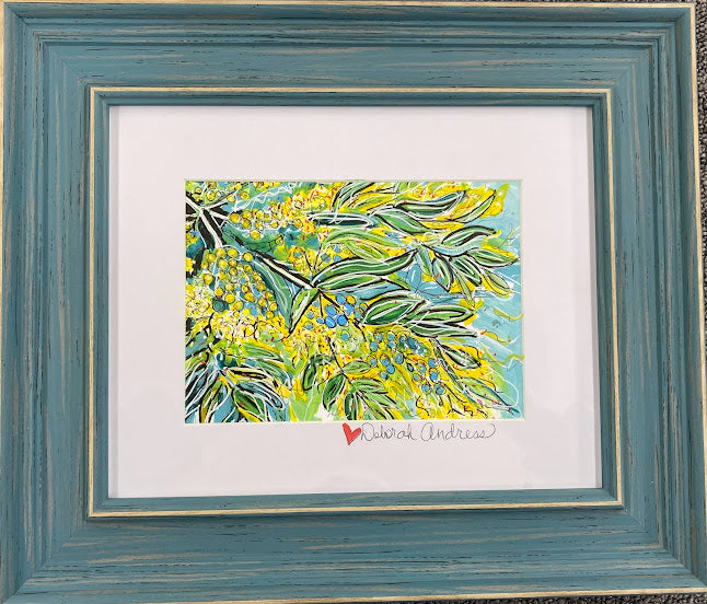 Original Art: Framed--"Golden Wattle"