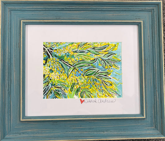 Original Art: Framed--"Golden Wattle"