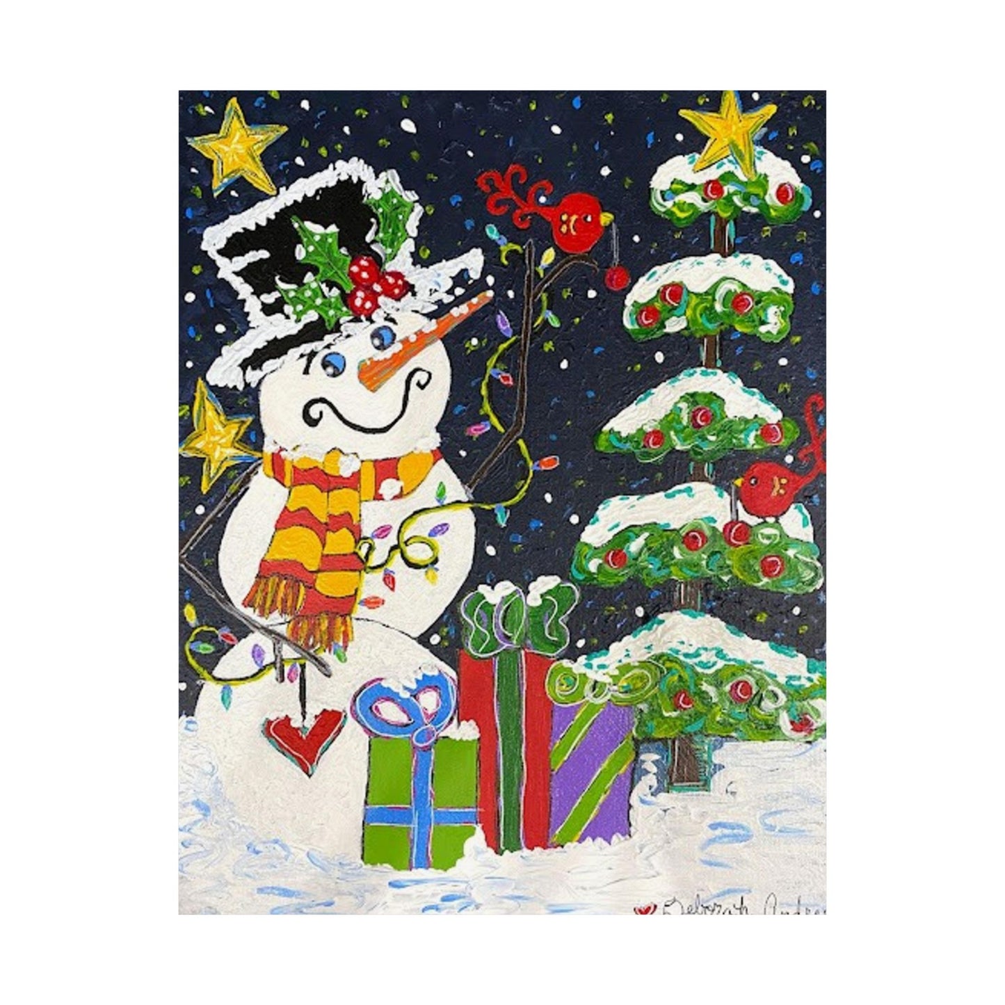 Christmas - Snowman Print