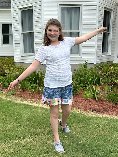 'Haylee' Denim Short Shorts