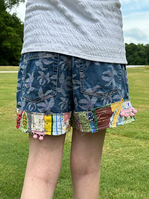 'Haylee' Denim Short Shorts