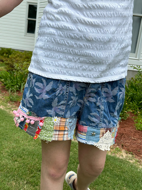 'Haylee' Denim Short Shorts