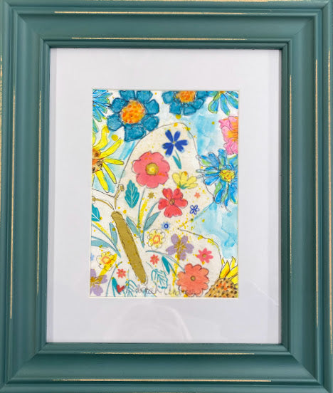 Original Art: Framed--"Butterfly in Flight"