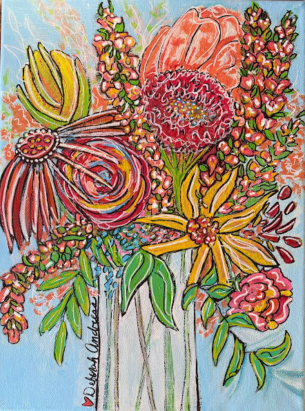 Original Art: Gallery Wrapped--Spring Bouquet
